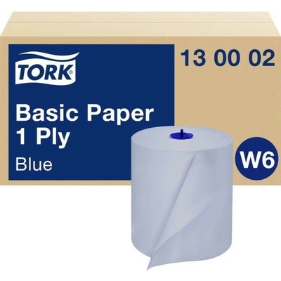 Tork Basic W6, jednovrstvové , modré, 6 x 250 m