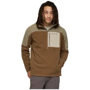 Cotopaxi M'S Abrazo Fleece Half-Zip Jacket Размер: M / Цвят: кафяво-сиво