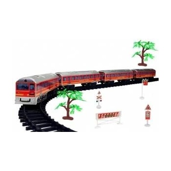 LeanToys Train Track Batteries 33 Pieces