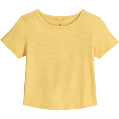 Royal Robbins Дамска тениска Royal Robbins Women's Vacationer Boxy Tee T-shirt - Sunbeam Str (916-6724-0313)