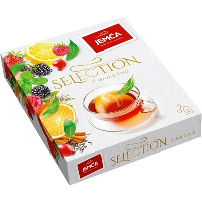 Jemča Selection kolekce 9 druhů ovocných čajů 36 x 2 g