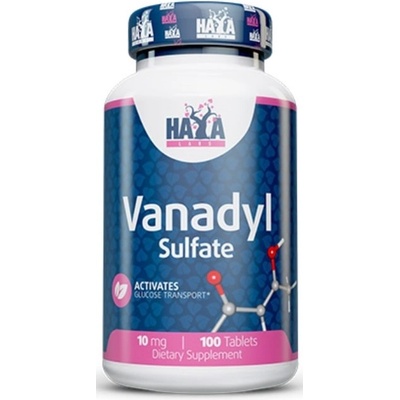 Haya Labs Vanadyl Sulfate, 10 mg, 100 таблетки, Haya Labs