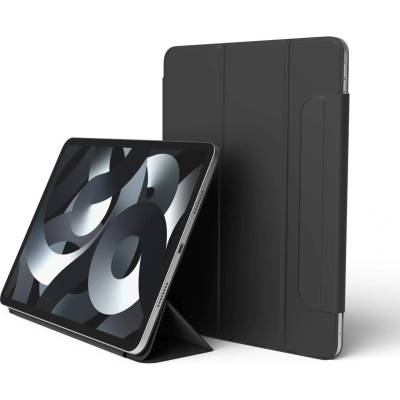 elago Smart Folio Clasp Case - магнитен полиуретанов кейс с поставка за iPad Air 5 (2022), iPad Air 4 (2020), iPad Pro 11 (2018) (черен)
