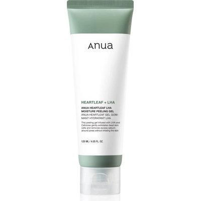 Anua Heartleaf LHA Moisture Peeling Gel нежен гел-пилинг за чувствителна кожа склонна към акне 120ml