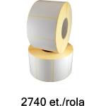 ZINTA Самозалепващи SGP етикети ZINTA 58x52 mm, 2740 ет. /ролка (58X52X2740-SGP)