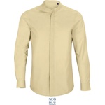 Neoblu 3792 bart men / Мъжка риза с дълъг ръкав от поплин - бежова s (24379212501)