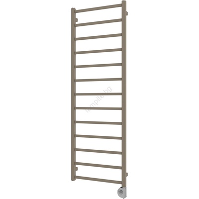 Vertaduro - Радиатор за баня ZOE с термостат, 400 W, 150 x 50 см, таупе (VR0075)