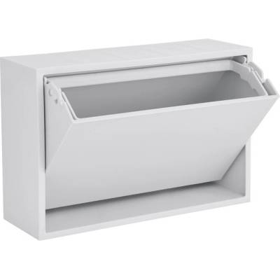 ReCollector Бяло стенно кошче за боклук от рециклирана пластмаса Mini Box - ReCollector (100106-WhiteS)
