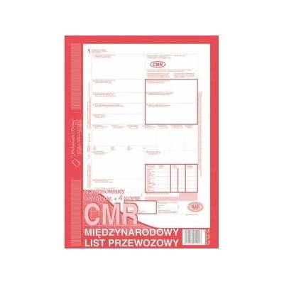 Michalczyk & Prokop CMR International consignment note 800-2N