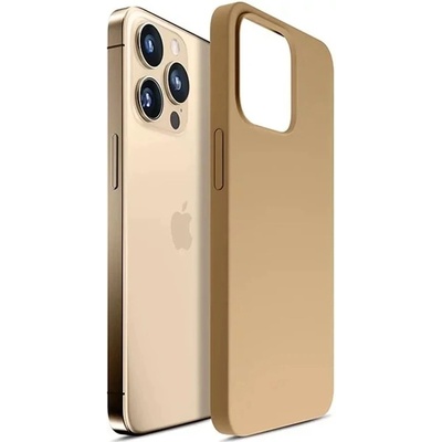 3mk Protection Калъф за Apple iPhone 14 Pro Max, силиконов, 3MK Hardy Case, златист