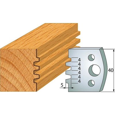 IGM Professional IGM Profil 076 - pár nožov 40x4mm SP F026-076