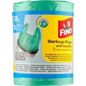FINO hd торби за боклук (35л/100бр. ) с дръжки