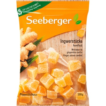 Seeberger Захаросан джинджифил на парчета - 200 г
