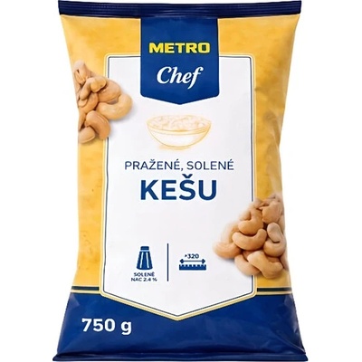 Metro Chef Kešu pražené solené 750 g
