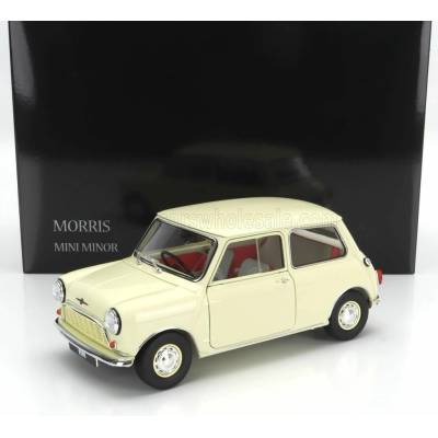 KYOSHO MORRIS MINI MINOR 1964 - OLD ENGLISH WHITE 1:18