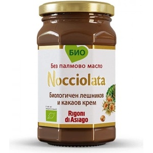  Био лешников и какаов крем Nocciolata 250гр