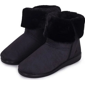 Vlnka dámske členkové zimné topánky s ovčou vlnou Lucia čierna