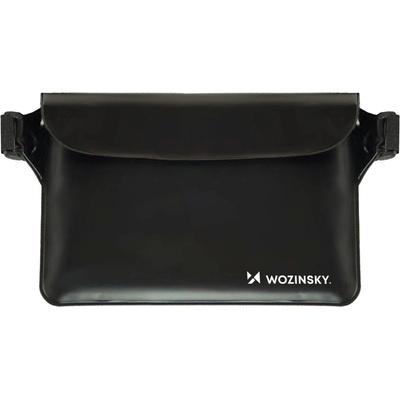 Wozinsky WWS-01 vodotěsná PVC ledvinka – černá