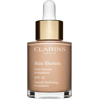 Clarins Skin Illusion Natural Hydrating Foundation озаряващ хидратиращ фон дьо тен SPF 15 цвят 109C Wheat 30ml