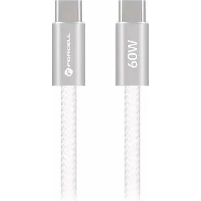ForCell CCFN23 USB USB C na USB C QC4.0 PD 3A 60W Cafule Flat 1,2m bílý