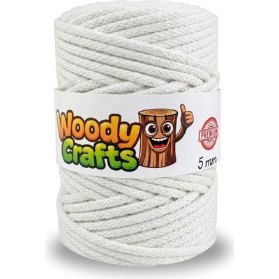 Woody Crafts Woody PREMIUM 5 mm (100m) - Bílá (White)