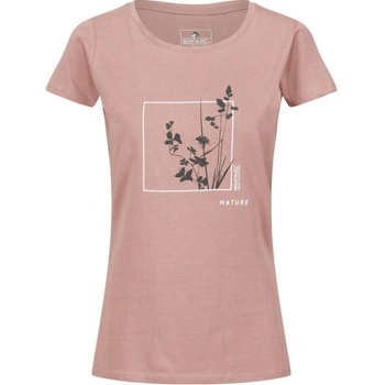 Regatta Dámske bavlnené tričko BREEZED III svetlo ružová