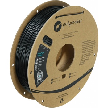 Polymarker Polyflex TPU 95A čierna 1,75mm, 0,75 kg