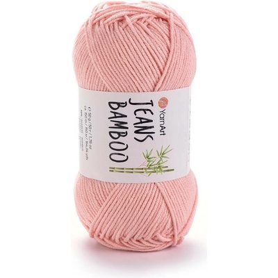 Yarn Art Jeans Bamboo 112 růžově lososová