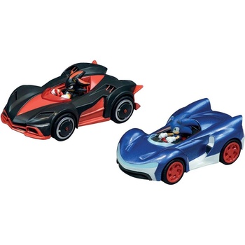 Carrera Комплект колички Carrera Pull & Speed - Sonic vs. Shadow, 2 броя, 1: 43 (CR15813023)