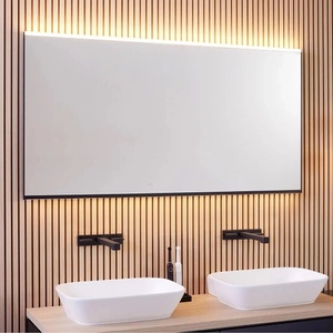 Geberit Option Plus Square огледало с осветление и незамъгляване 105 см черно - анодизиран алуминий (502.784.14.1)