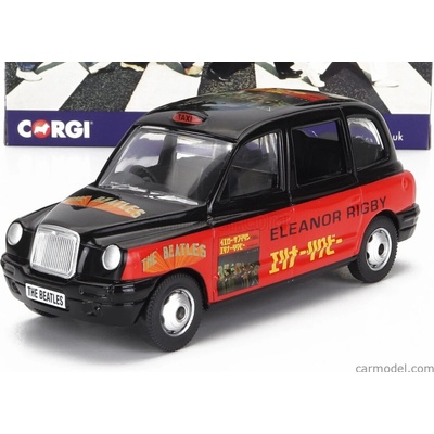 Corgi Austin London Taxi Lti Tx4 2007 The Beatles Eleanor Rigby Yellow Submarine Červená Černá 1:36