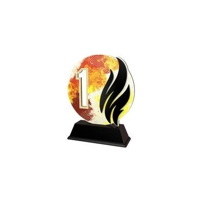Poháry Bauer Dřevěná trofej PWT001M22 Hasiči