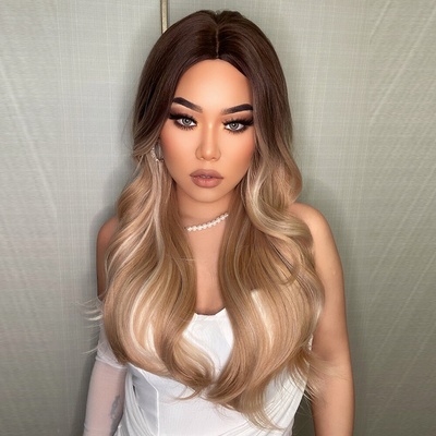 Hnedá ombré parochňa Eleanor