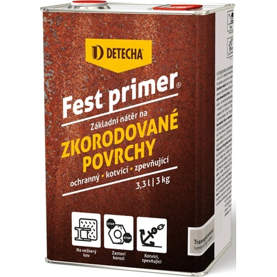 Detecha, chemické výrobní družstvo Detecha Fest Primer základní kotvící nátěr 3 kg