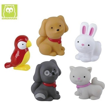 Image 1 of Eurekakids - Комплект гумени играчки Домашни любимци