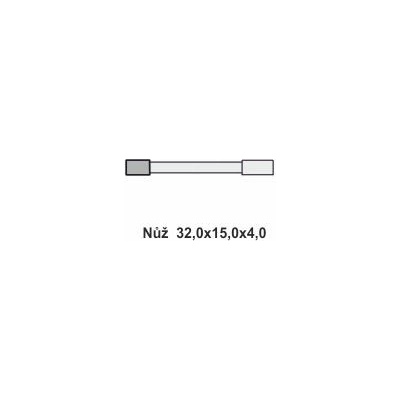 Nůž 32,0x15,0x4,0 pro sadu na dveřní zárubně 49104