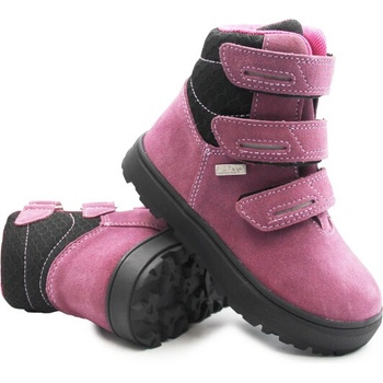 Bartek dětské boty dívčí kožené boty na suchý zip