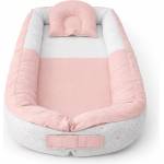Babyhome Бебешко гнездо с 3d дишаща мембрана и възглавничка Цвят РОЗОВ (yuar22)