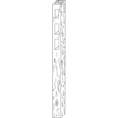 Ferobet Plot farmářský Sloupek 3 140×140×1850 mm natur reliéfní staré dřevo