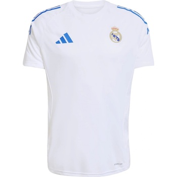 adidas Real Madrid Training Shirt 2025 2026 Mens - White