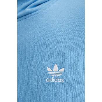 Adidas Памучен суичър adidas Originals в синьо с качулка с апликация IX7672 (IX7672)