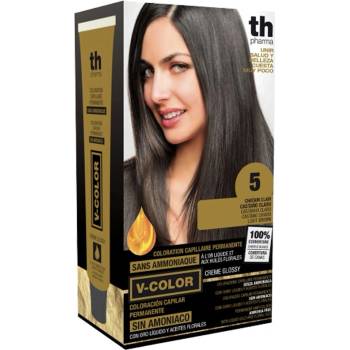 TH Pharma Barva na vlasy V-color světle hnědá 5