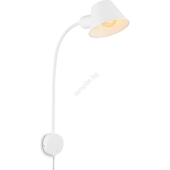 Briloner 2089-016 - Настенна лампа 1xE27/10W/230V бяла (BL2263)