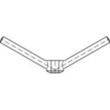 TOOLCRAFT TO-5454783 kolíková matica M16 DIN 80701 mosaz 1 ks