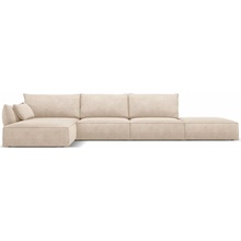 Mazzini Sofas Béžová rohová pohovka levý roh Vanda