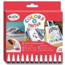Aladine Textile Colors popisovač 12 barev
