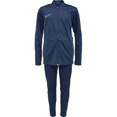 Nike Df Academy 25 Track Suit K tmavo modrá biela