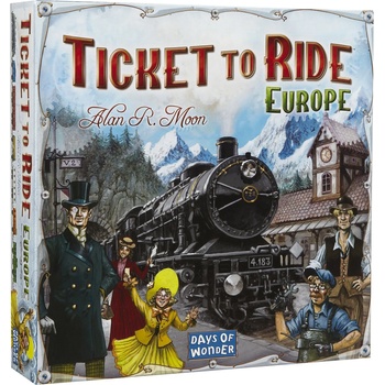Image 1 of Days of Wonder Настолна игра Ticket to Ride - Европа (BG-Ticket-to-Ride-Europe)