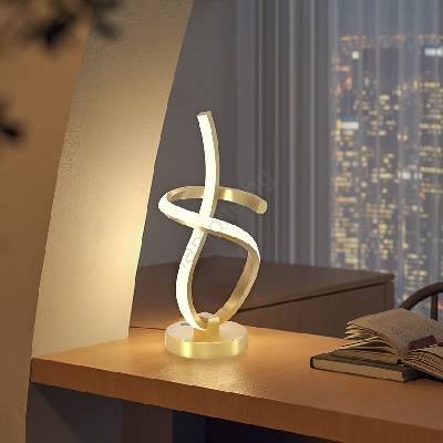 Onli - led Настолна лампа kira led/10w/230v 4000k 28 см златист (ol0379)