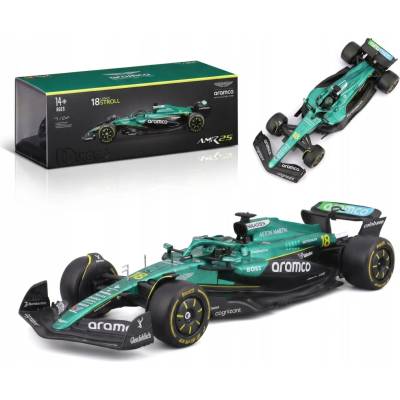 Bburago Aston Martin AMR25 2025 18 Stroll hardcase 1:24
